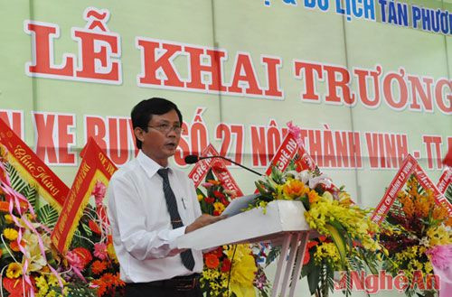 Ông Phạm Tiến Dũng, Giám đốc Công ty Tân Phương Thảo, cám kết điều hành hoạt động tuyến xe buýt theo đúng quy định, phụ vụ tốt nhu cầu đi lại của nhân dân