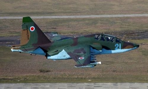 Chiếc máy bay Su-25 của Iraq bị IS tuyên bố đã bắn hạ  Nguồn: Iraqnews