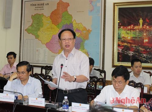 Lãnh đạo Sở Kế hoạch Đầu tư báo cáo những 