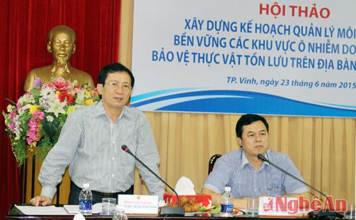 Đồng chí Đinh Viết Hồng - Phó Chủ tịch UBND tỉnh