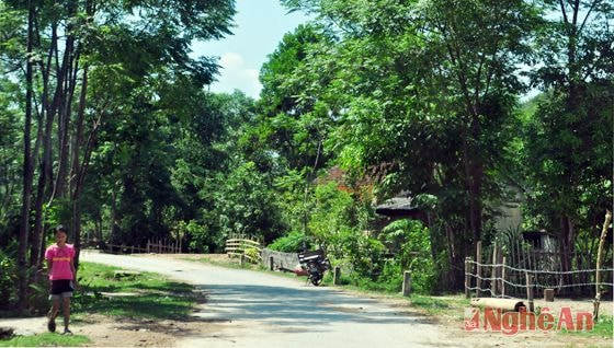 Nhờ được phân loại và xử lý rác tại nguồn đã góp phần làm cho bản làng ở đồng bào khu tái định cư sạch đẹp 