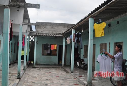 Dãy nhà trọ ở xóm Đông Hưng, xã Hưng Đông, Tp.Vinh