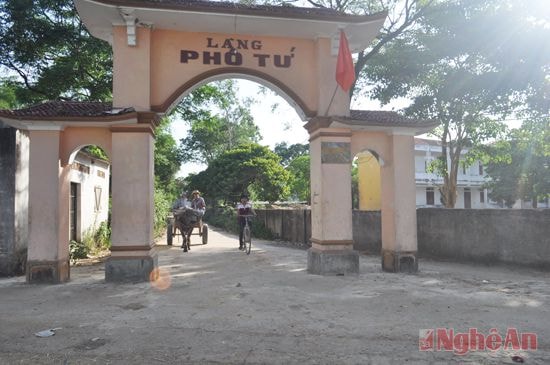 Đường giao thông nông thôn ở xã Nam Cường.