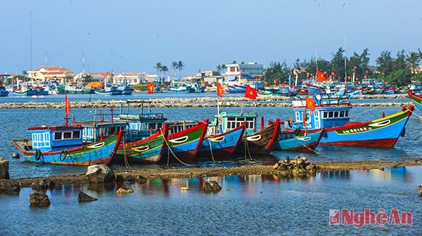 Làng chài trên đảo Lý Sơn