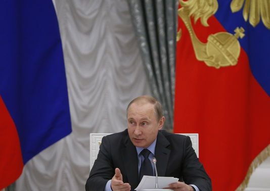 Tổng thống Putin hôm 24/6. Ảnh: AFP