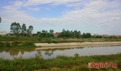  Đoạn kênh nơi em Quang bị đuối nước