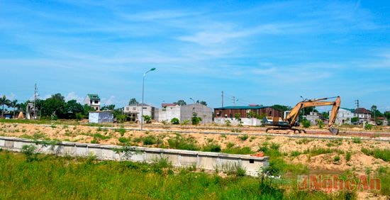 Đầu tư hạ tầng kỹ thuật tại Dự án Khu đô thị mới Cửa Tiền (TP. Vinh).