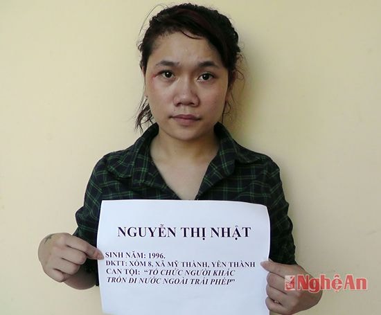 Đối tượng Nguyễn Thị Nhật - kẻ chủ mưu đưa chị Ng sang Trung Quốc