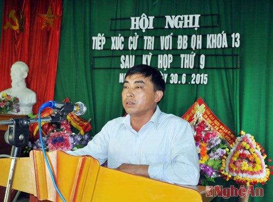 Đại diện Tổng đội TNXP 10 kiến nghị về việc chuyển đội diện tích rừng phòng hộ để Tổng đội sớm có kế hoạch quản lý.