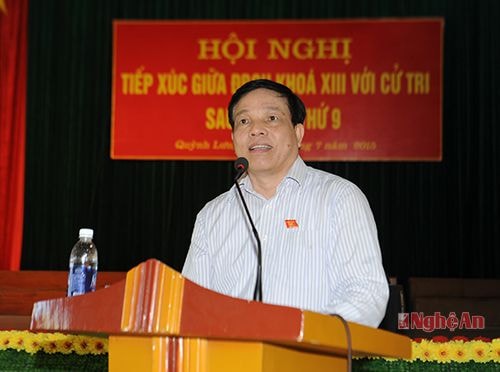 Ông Phan Văn Quý trả lời kiến nghị cử tri