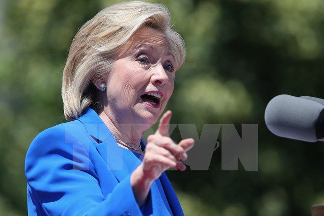  Bà Hillary Clinton được đánh giá là ứng cử viên tiềm năng nhất của đảng Dân chủ. (Nguồn: AFP/TTXVN)