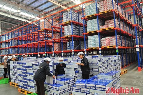 Sản phẩm sữa T.H. Ảnh: sỹ minh