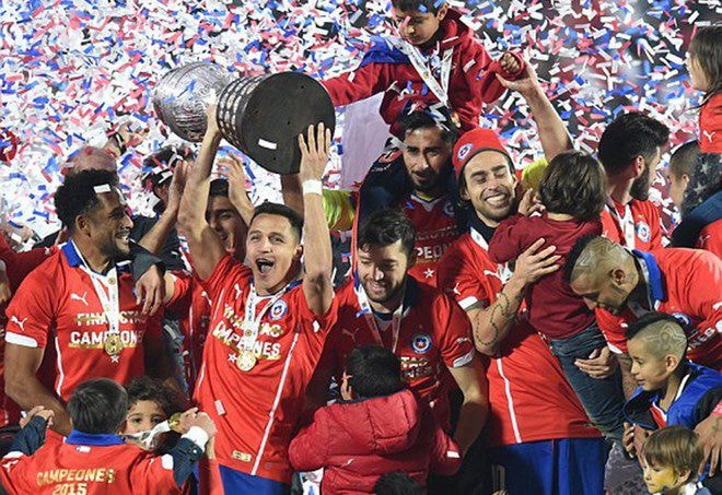 Chile vô địch Copa America 2015. (Nguồn: AFP/Getty Images)