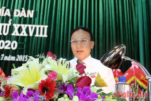 Đồng chí Phan Văn Phú - Bí thư Đảng ủy xã Nghĩa Yên