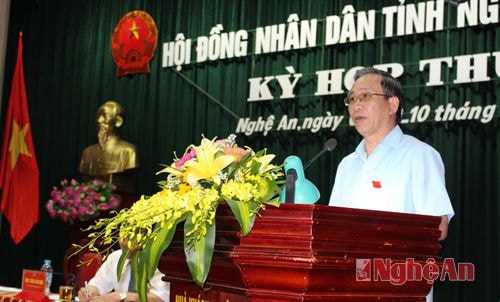 Ông Trần Hồng Châu  khai mạc phiên chất vấn chiều ngày 9/7