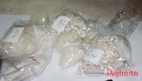 Ma túy thu tại nhà của đối tượng