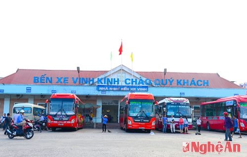 Bến xe khách Vinh.