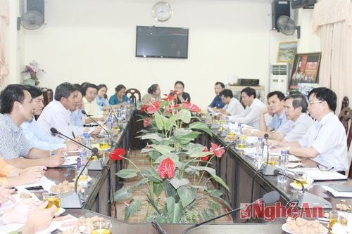  Thỏa thuận biên bản ghi nhớ giữa hai sở y tế Nghệ An và Xiêng Khoảng