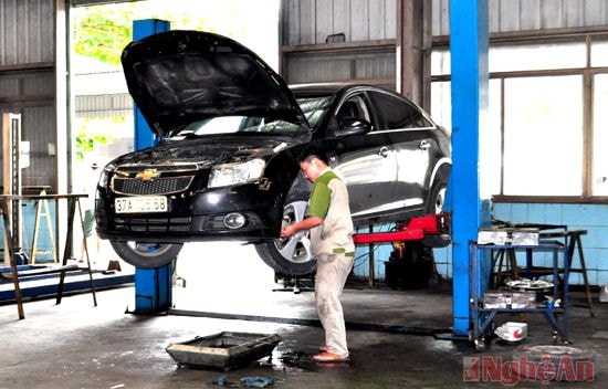 Nâng cao chất lượng sửa chữa, tạo uy tín, thương hiệu của đơn vị ở Công ty CP Cơ khí ô tô Nghệ An.