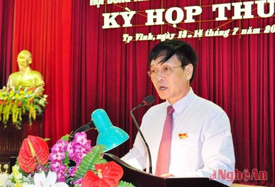 Ông Nguyễn Hồng Minh - Chủ tịch HĐND thành phố khai mạc kỳ họp