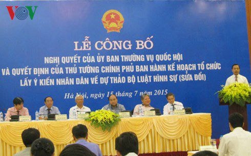 Lễ công bố tổ chức vào chiều tối 15/7