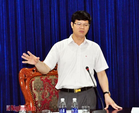 Đồng chí Lê Xuân Đại kết luận tại hội nghị