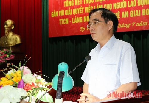 Đề án 5727 góp phần quan trọng vào việc xây dựng nông thôn mới - khẳng định của đồng chí Hoàng Viết Đường - Phó chủ tịch UBND tỉnh
