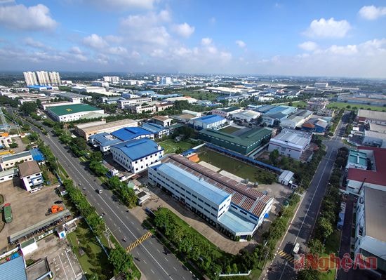 Khu  VSIP I tỉnh  Bình Dương. (Ảnh do nhà đầu tư cung cấp)