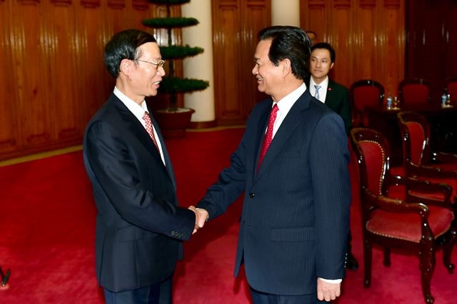 Thủ tướng Nguyễn Tấn Dũng tiếp Phó Thủ tướng Trung Quốc Trương Cao Lệ. 