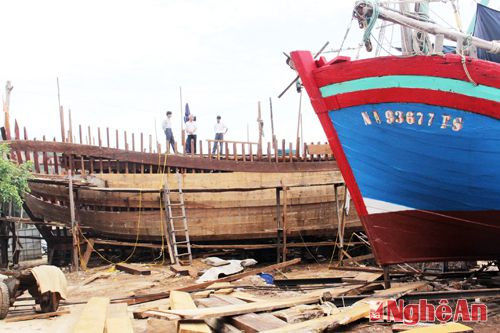 Sau 1 năm thực hiện Nghị định 67, Nghệ An mới chỉ có 4 tàu vỏ gỗ được đóng mới bằng vốn vay của ngân hàng.