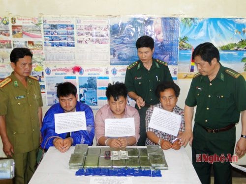 Đối tượng và tang vật bị bắt giữ trong Chuyên án 333 LV.