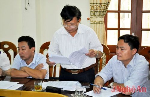 Đồng chí Lâm Văn Đoàn, Thành viên Ban vận động phát biểu