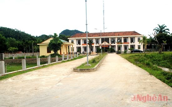 Trụ sở UBND xã Tân Long (Tân Kỳ). Ảnh: Xuân Hoàng