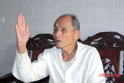 Cụ Trần Đình Quý, nguyên Xã đội trưởng Lưu Sơn kể về những ngày bom đạn.
