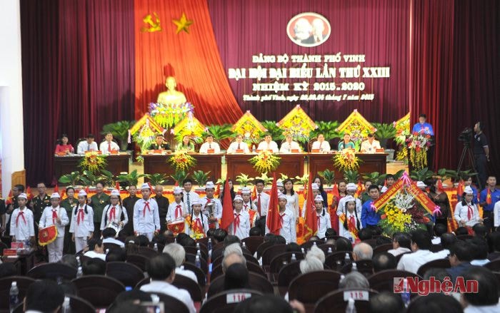 Khối đoàn thể và MTTQ chào mừng đại hội