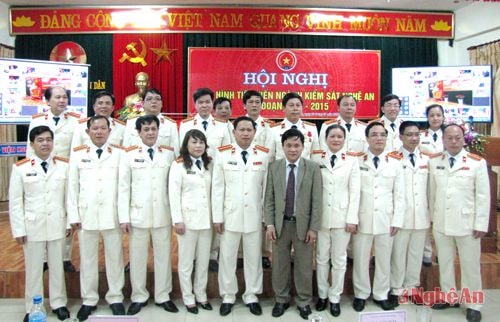 Tập thể Viện KSND tỉnh tại Đại hội điển hình tiên tiến giai đoạn 2010 - 2015.