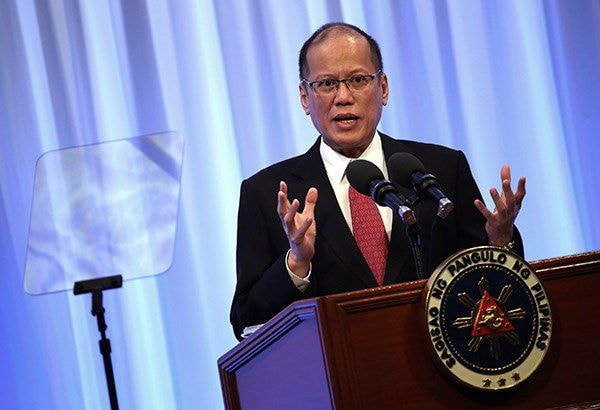 Tổng thống Philippines Benigno Aquino III phát biểu tại Hội nghị Tương lai châu Á ở Tokyo (Nhật Bản) hôm 3/6. 