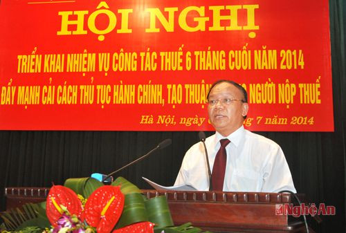 Ông Bùi Văn Nam - Tổng cục trưởng Tổng cục Thuế 
