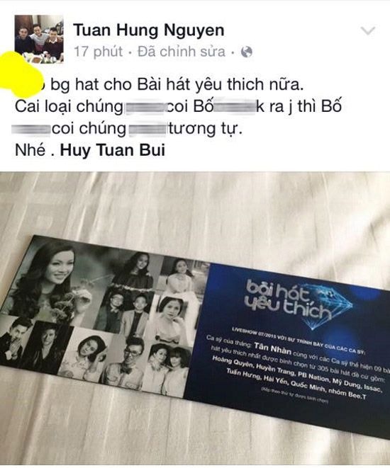 Sau những phát ngôn bị cho là thiếu văn hóa, HLV The Voice Tuấn Hưng đã gửi lời xin lỗi đến khán giả.