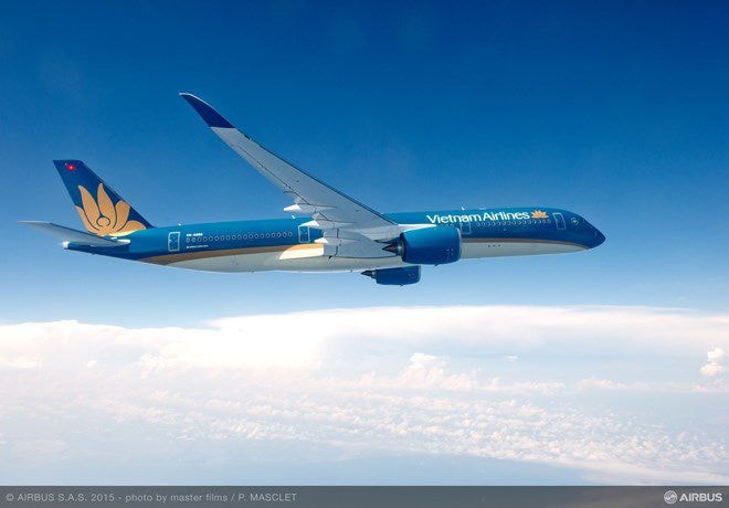 Chiếc máy bay mới của Vietnam Airlines. (Ảnh: Airbus)