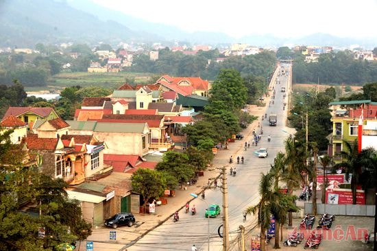 Quang cảnh đô thị Thái Hòa.  Ảnh:  Sỹ Minh