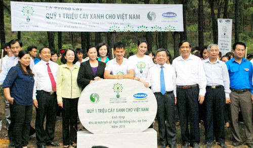 Sau Hà Tĩnh, chương trình Quỹ 1 triệu cây xanh cho Việt Nam còn tiếp tục được triển khai ở nhiều tỉnh, thành khác trên cả nước.