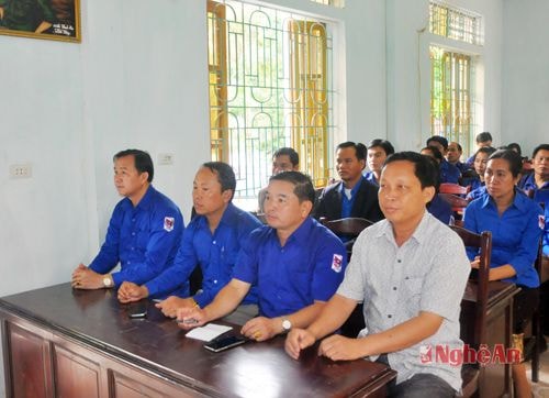 Trao đổi kinh nghiệm làm kinh tế của Tổng đội TXNP 5 thuộc xã Thanh Thủy, Thanh Chương