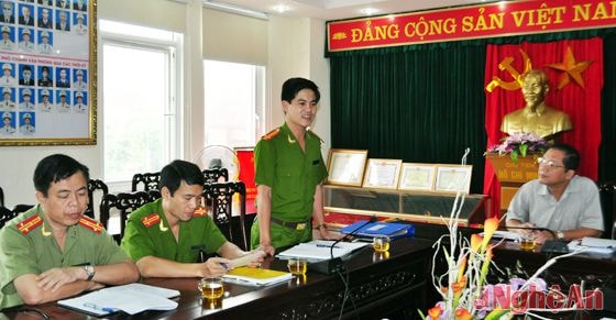 Phó Giám đốc Công an tỉnh Nguyễn Đức Hải 