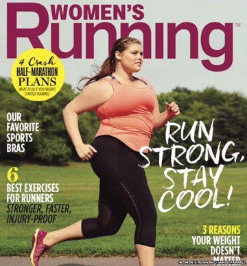 Trang bìa số tháng Tám của Women’s Running với hình ảnh của người mẫu Eric Schenk. (Nguồn: Women’s Running)