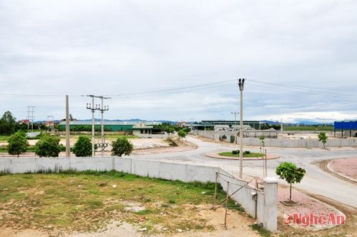 Hạ tầng cụm công nghiệp Tháp - Hồng - Kỷ (Diễn Châu).