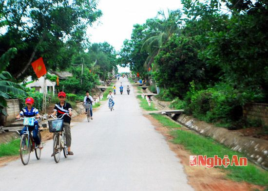 Đường giao thông nông thôn mới xã Minh Hợp (Quỳ Hợp).