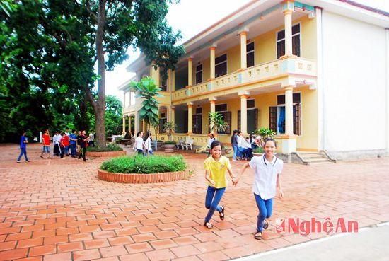 Cơ sở trường lớp ở Minh Hợp được đầu tư đồng bộ, phục vụ công tác dạy và học