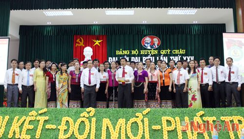 BCH Đảng bộ huyện Quỳ Châu nhiệm kỳ 2015 -2020 ra mắt, nhận nhiệm vụ trước Đại hội