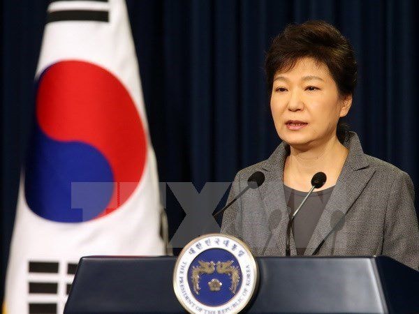 Tổng thống Hàn Quốc Park Geun-hye. Ảnh: AFP/TTXVN